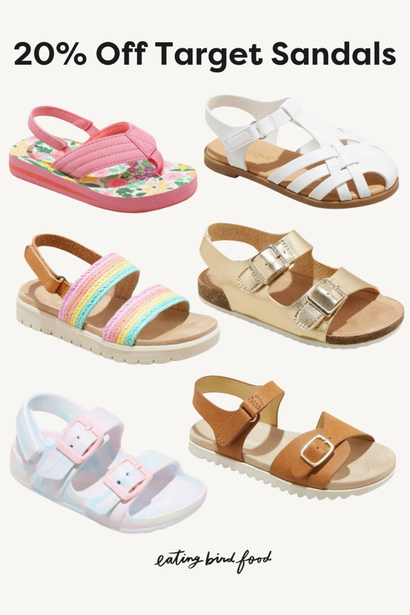Target has the cutest toddler sandals for girls and they’re all on sale for 20% off! 

#LTKSummerSales #LTKSaleAlert