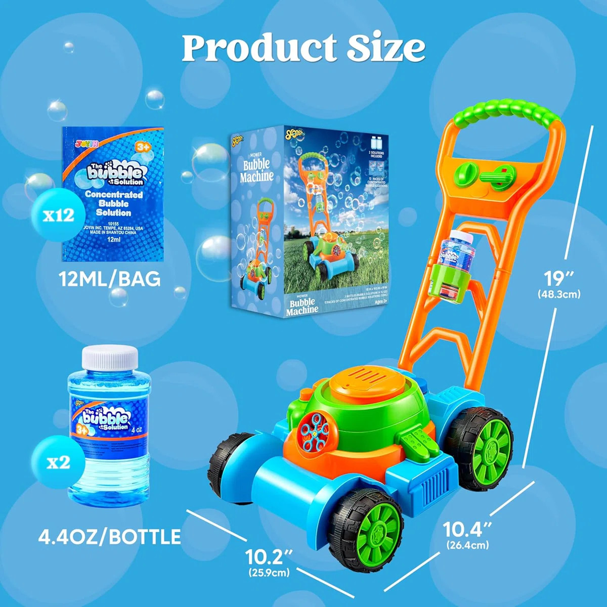 Bubble Lawn Mower Kids Bubble Machine (Set of 15) | Wayfair North America