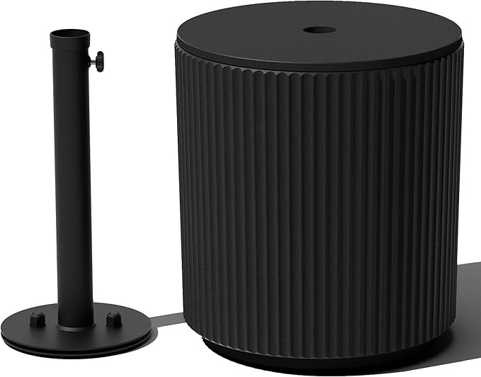 Veradek Umbrella Side Table - Outdoor Patio Table with Umbrella Hole for Porch/Patio | Durable Pl... | Amazon (US)