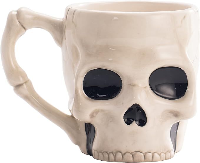 Bico Halloween Skull Ceramic 16oz Mugs, for coffee, tea, hot chocolate, Microwave and Dishwasher ... | Amazon (US)