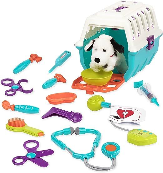 Battat - Dalmatian Vet Kit - Interactive Vet Clinic and Cage Pretend Play for Kids (15 pieces) , ... | Amazon (US)