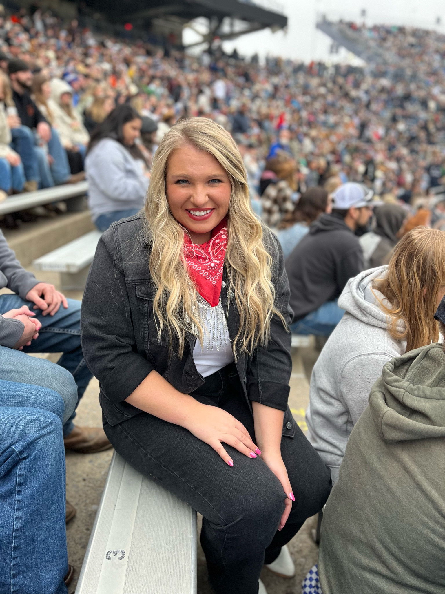Luke Combs (cold) concert outfit! It was 53 degrees in Beaver Stadium! This last minute outfit was perfect for the cooler temps! 

#LTKmidsize #LTKplussize #LTKFestival