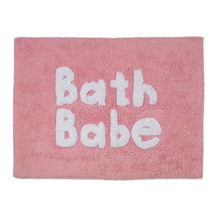 Bath Babe Orchid Bath Rug Pink - Lemon Tree | Target