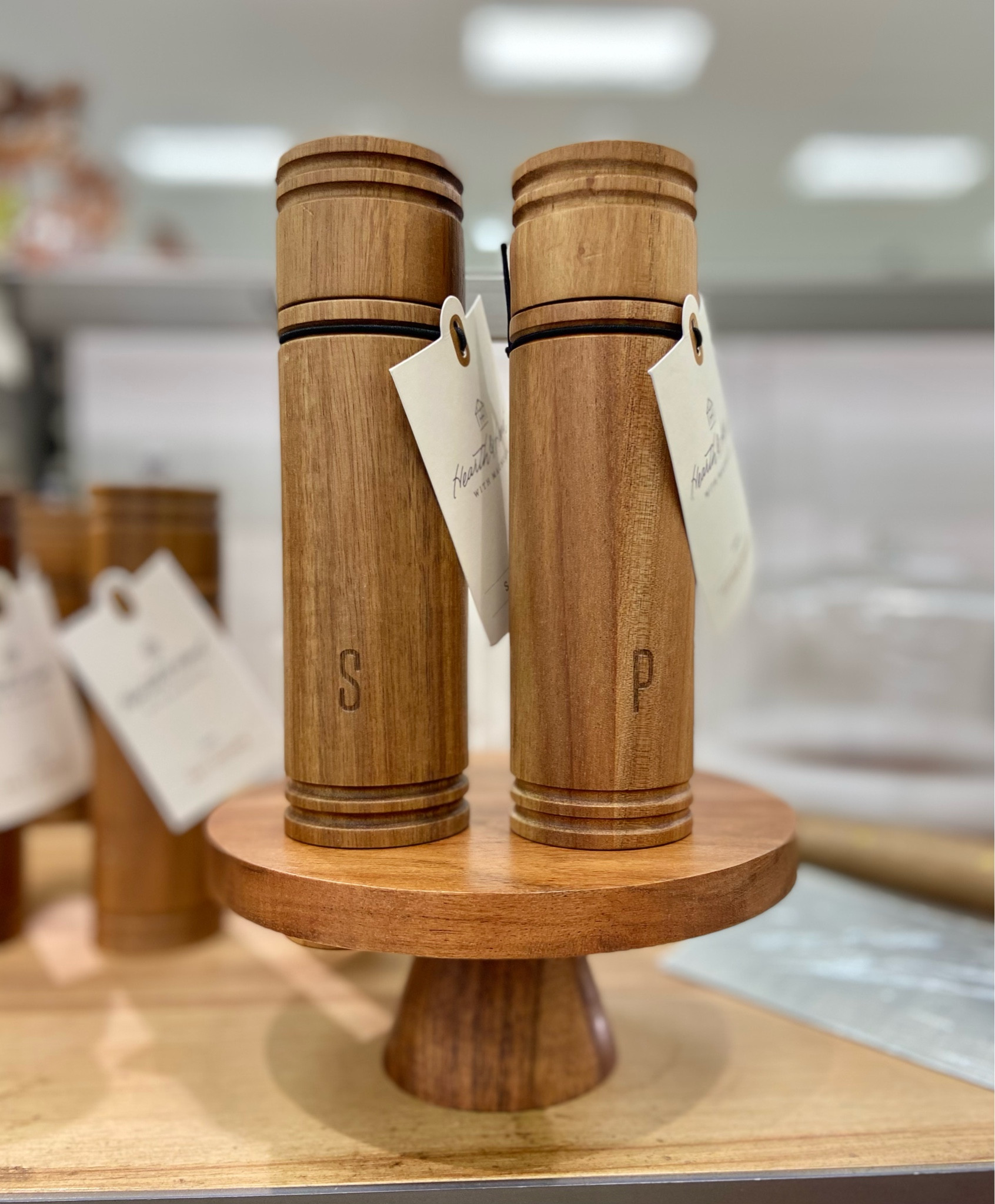 The cutest Salt and Pepper grinders from #hearthandhandwithmagnolia! 
Love when you find things that are pretty enough to leave out on the counter. 

Link in Bio ❤️



#LTKunder50 #LTKhome