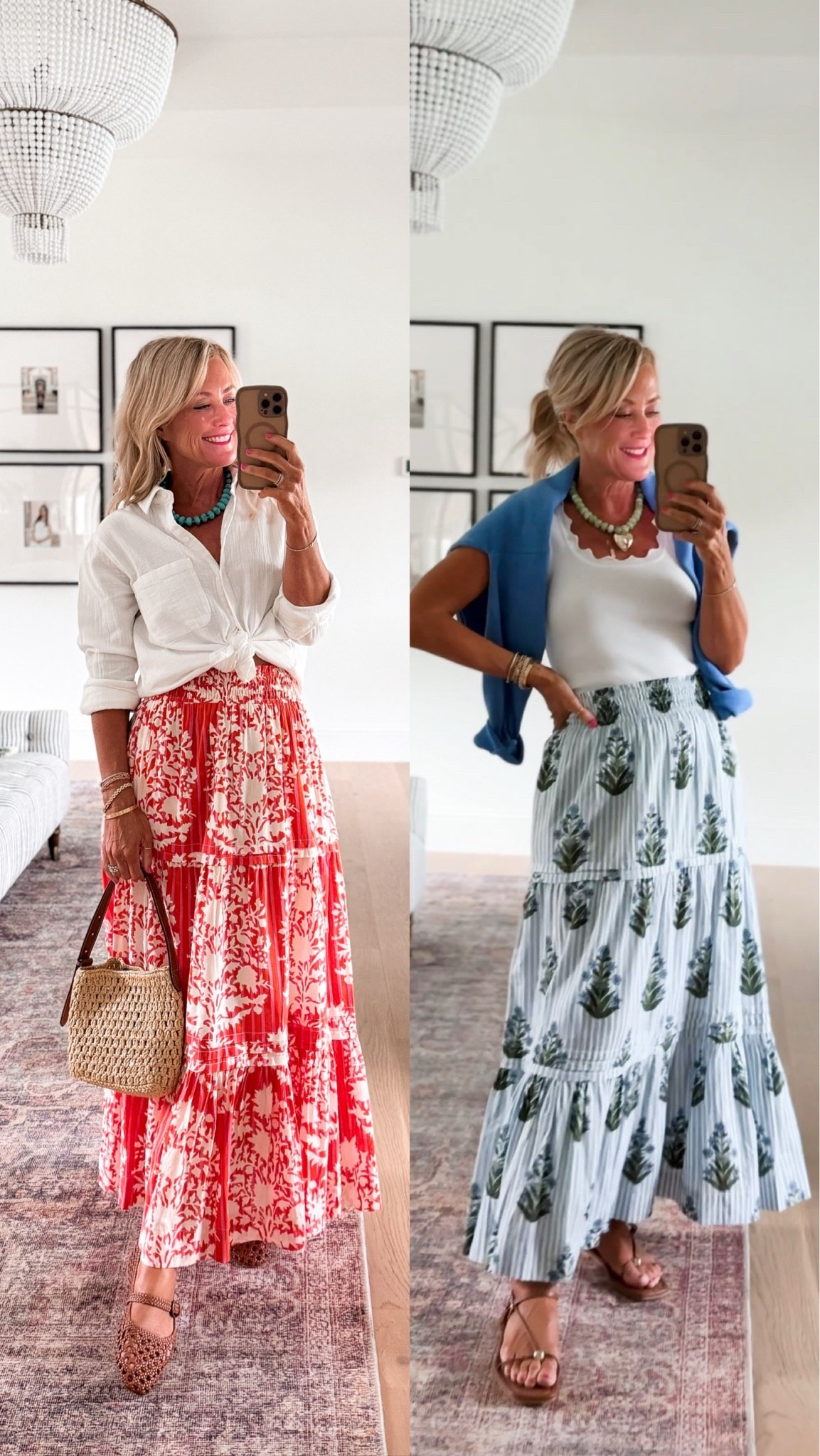 Loving this new Social Threads drop! 
Top: XS
Tank: Small
Skirts: XS
Sweater: Small

#LTKootd #LTKSeasonal #LTKOver40