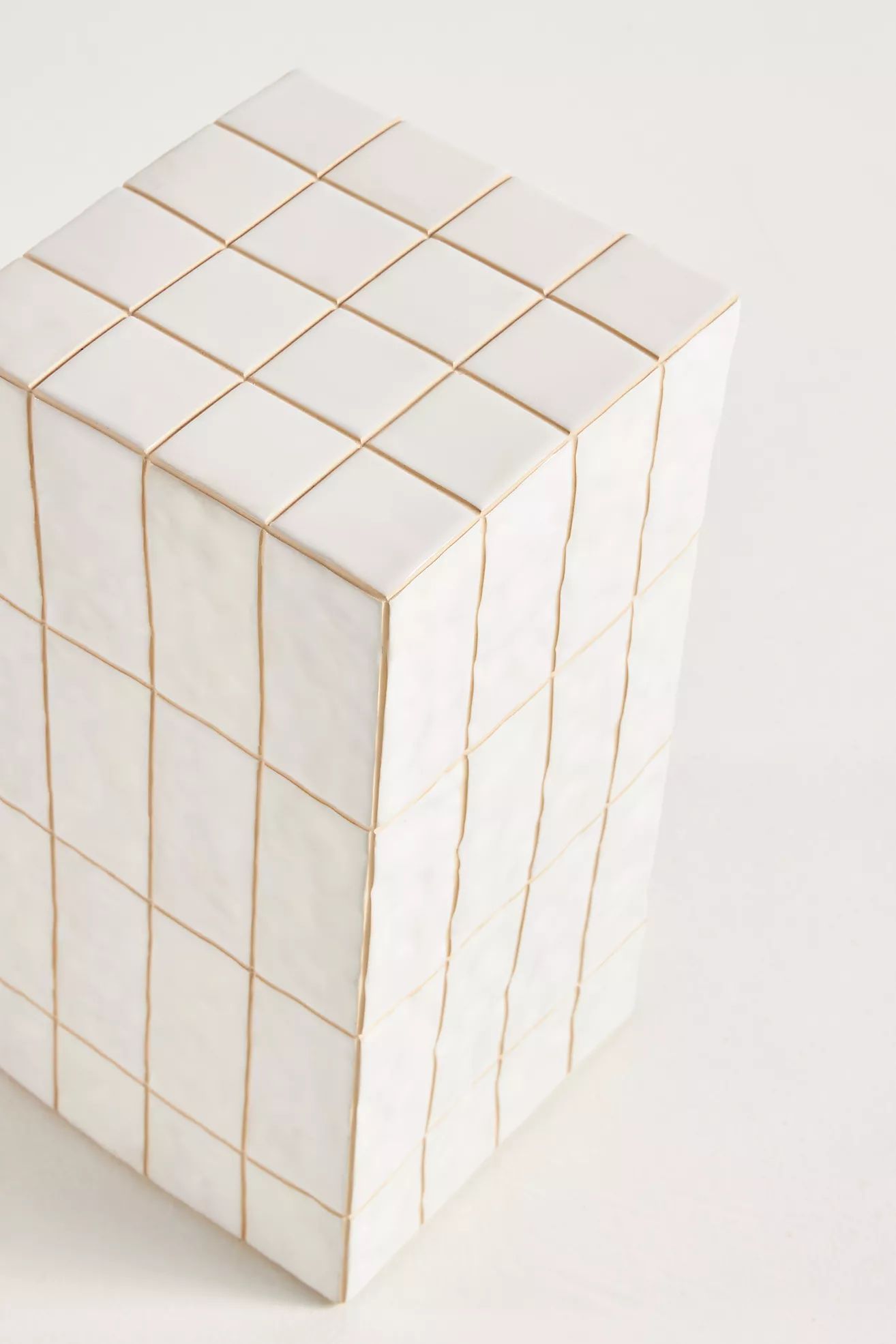 Tile Ceramic Stool | Anthropologie (US)