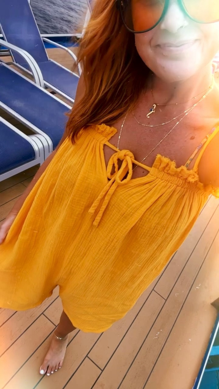 I wore this VICI romper as a swim coverup! It’s on MAJOR SALE plus my code DRESSED.IN.DELIGHT saves another 20% off. Just a few sizes left! 

#LTKswim #LTKsalealert #LTKunder50