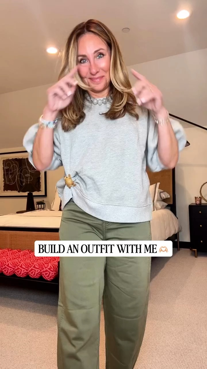 Build an outfit with me, featuring my favorite little vintage frog brooch! 🫶🏻

This outfit combines a bunch of this year’s trends: gray sweatshirts, olive green pants, and brooches. You can learn more in blog post all about the most wearable trends of 2026.

#LTKgrwm #LTKootd
