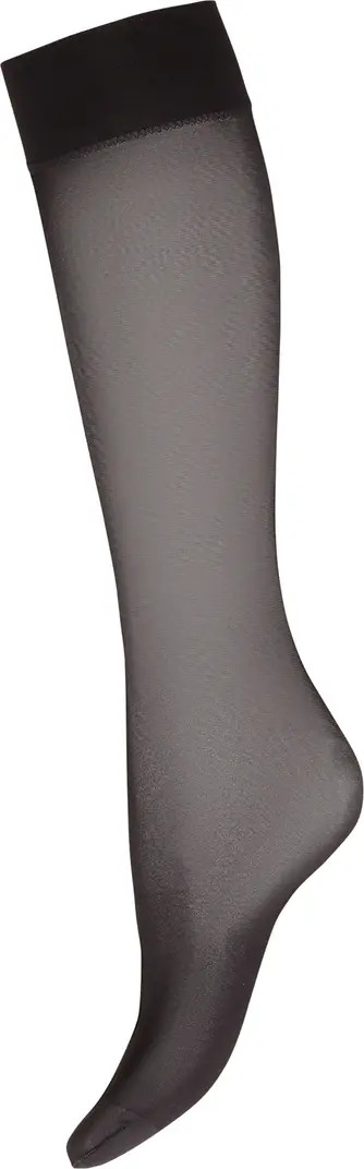 Satin Touch Knee High Socks | Nordstrom