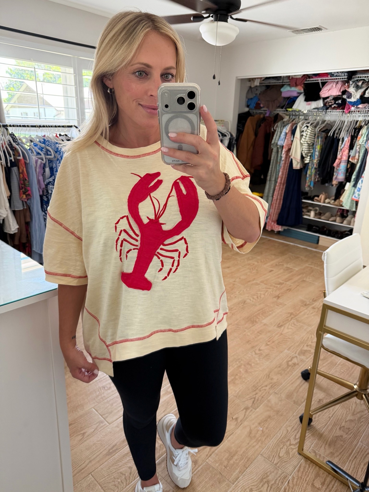 Summer outfit. Wearing XL in leggings and top

#LTKootd #LTKSeasonal #LTKMidsize