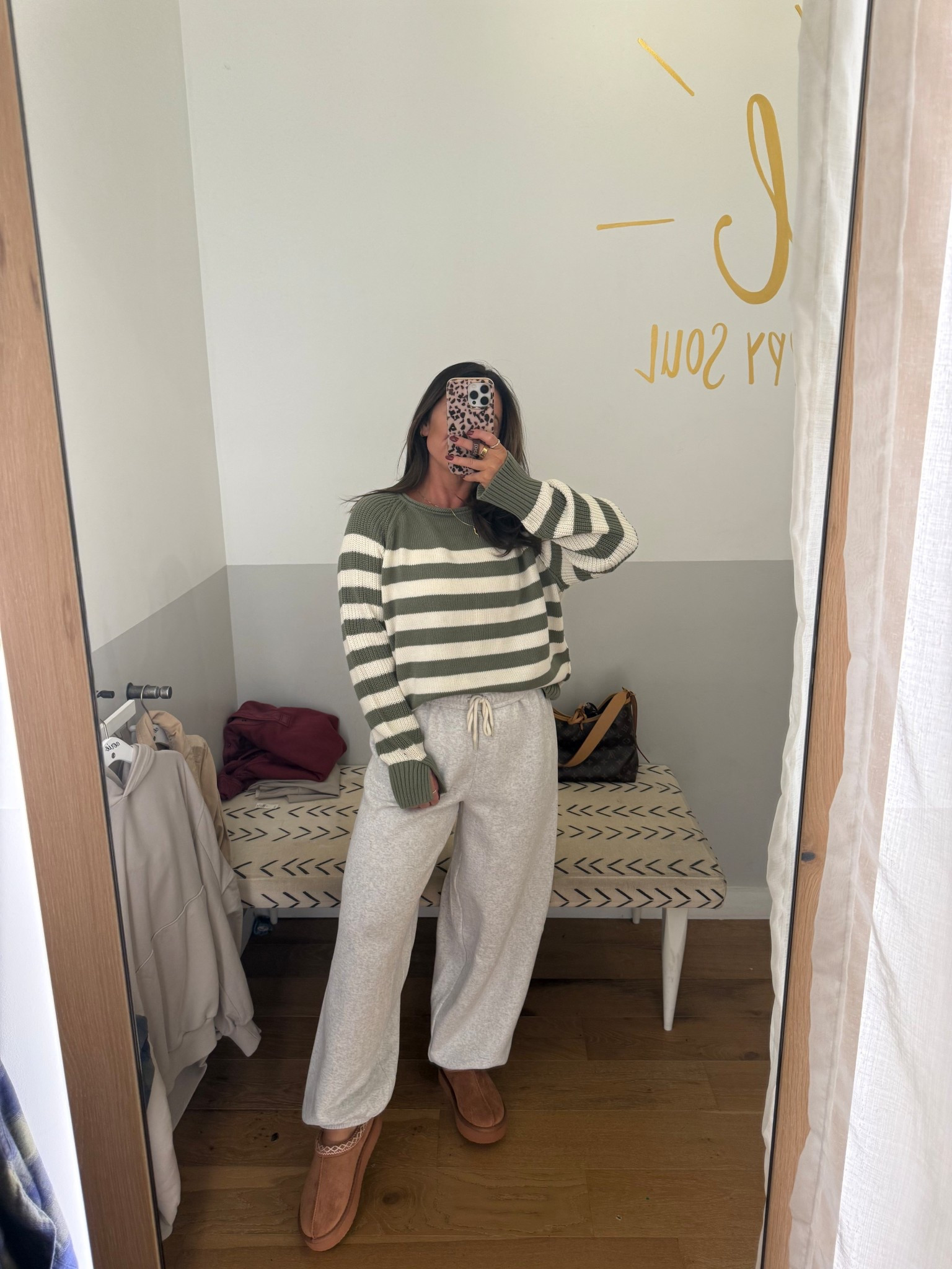 The stripe & the green combo 🙌🏼

#LTKSeasonal #LTKStyleTip #LTKFindsUnder50