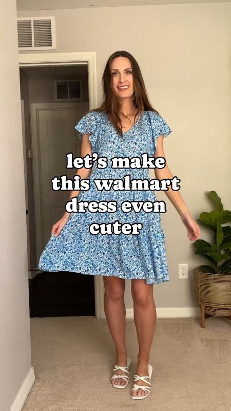 This cute bow belt makes any dress instantly cuter! 
**sizing
Floral walmart dress: xs, fits oversized! You could size down
bow sandals: 8.5, these fit tts for me 

#amazonfashion #bowbelt #bowsandals #walmartfashion #walmartdresses #ltkunder300

#LTKSeasonal #LTKVideo #LTKfindsunder50