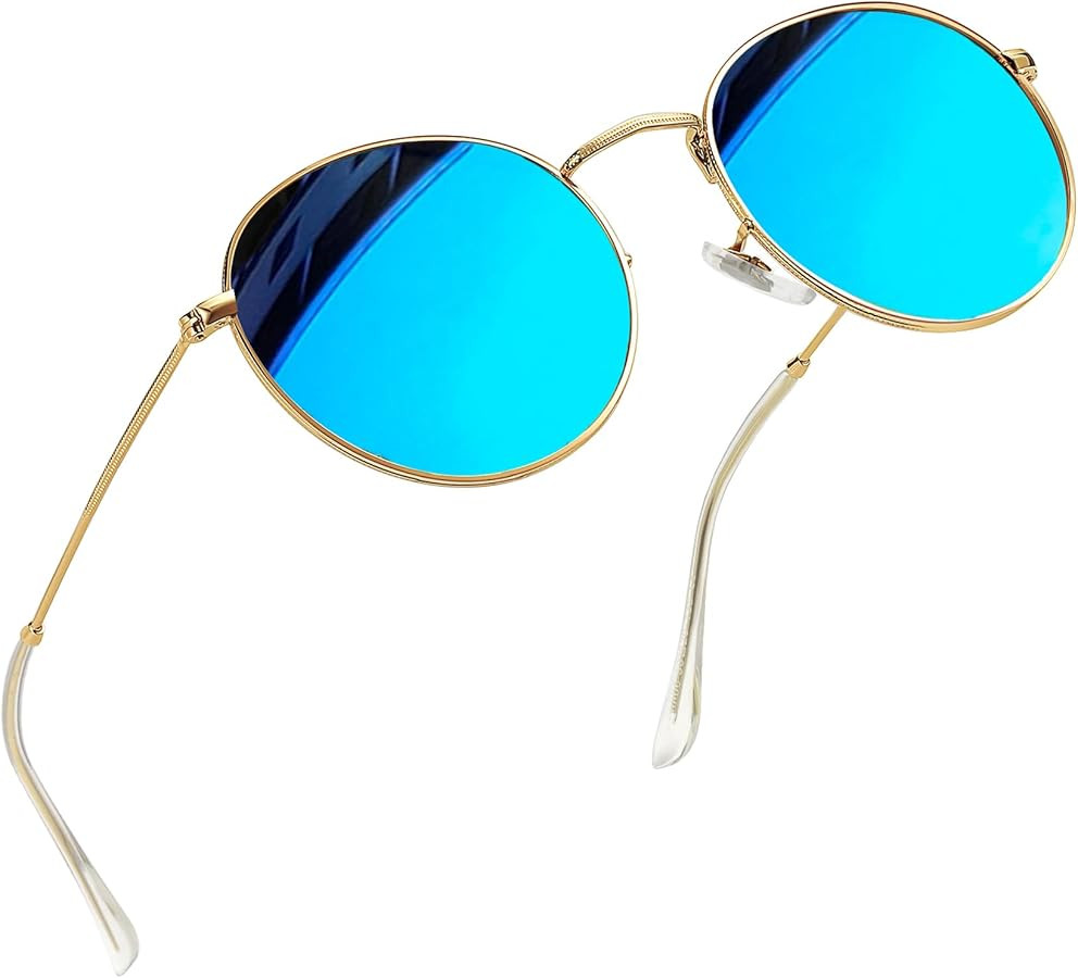Joopin Vintage Round Sunglasses for Women Retro Brand Polarized Sun Glasses E3447 | Amazon (US)