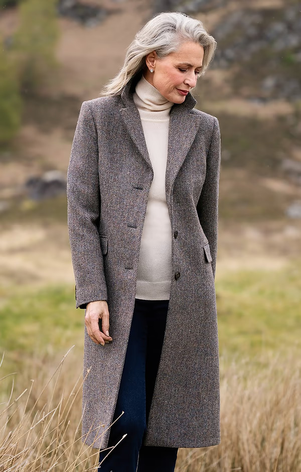Ladies Harris Tweed® College Coat | The House of Bruar