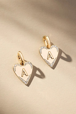 Heart Huggie Hoop Earrings | Anthropologie (US)