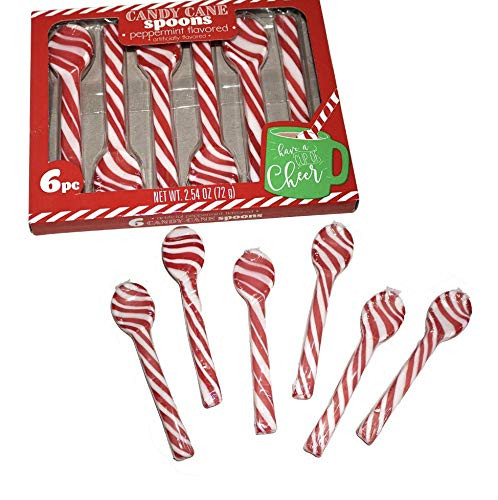 CANDY CANE Spoons, peppermint flavored, (1) box (2.54 oz, 2-Pack) | Amazon (US)