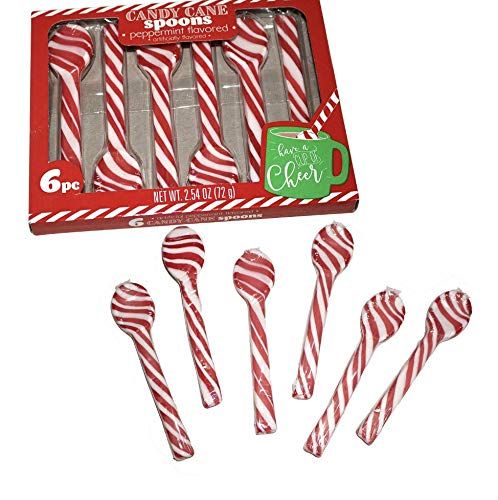 CANDY CANE Spoons, peppermint flavored, (1) box (2.54 oz, 2-Pack) | Amazon (US)