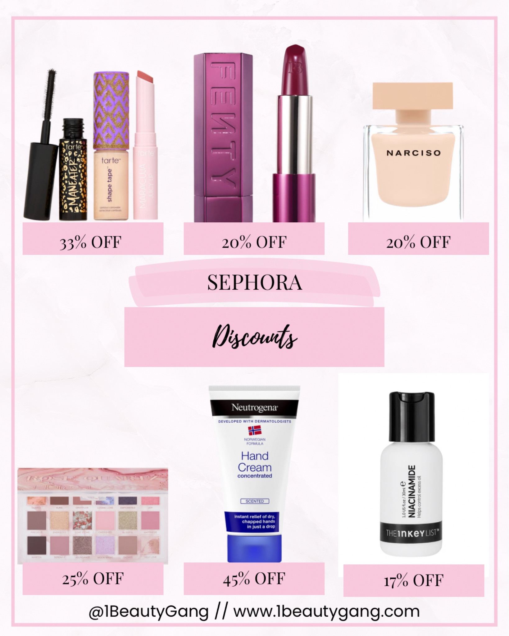 Check out the latest discounts at Sephora  

#LTKbeauty #LTKstyletip #LTKFind