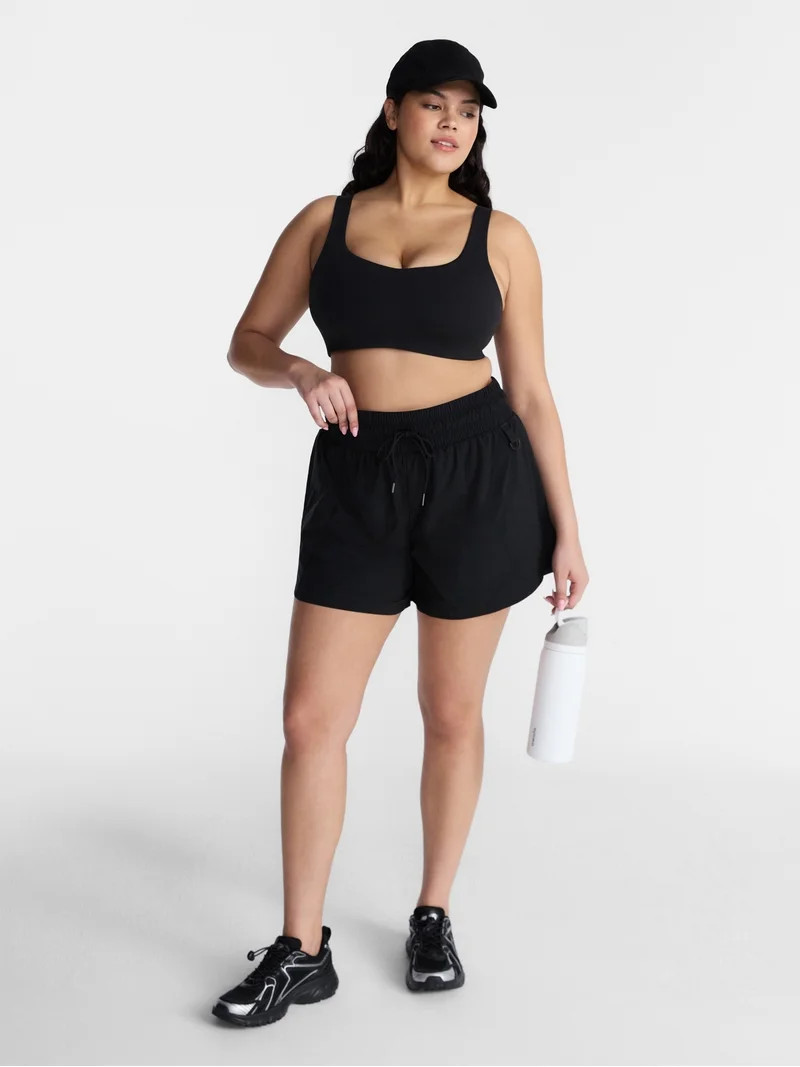 Avia Women's Hike Run Shorts, 4'' Inseam, Sizes XS-XXXL | Walmart (US)