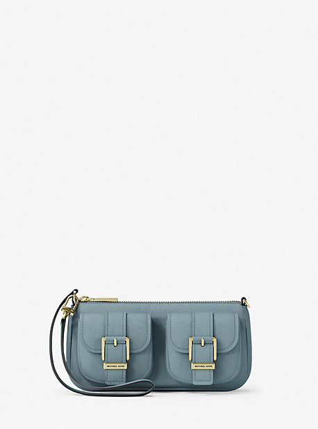 Zoe Small Suede Convertible Pochette | Michael Kors US