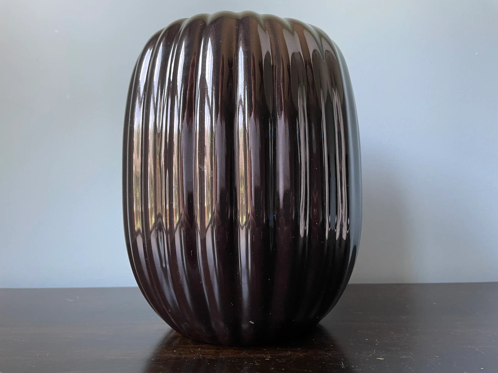 Vintage Haeger Pottery Large Ribbed Vase Black Haeger Black Vase - Etsy | Etsy (US)