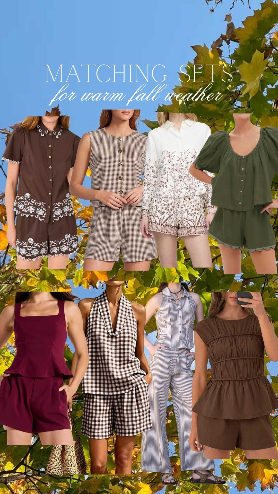 Matching sets for fall!