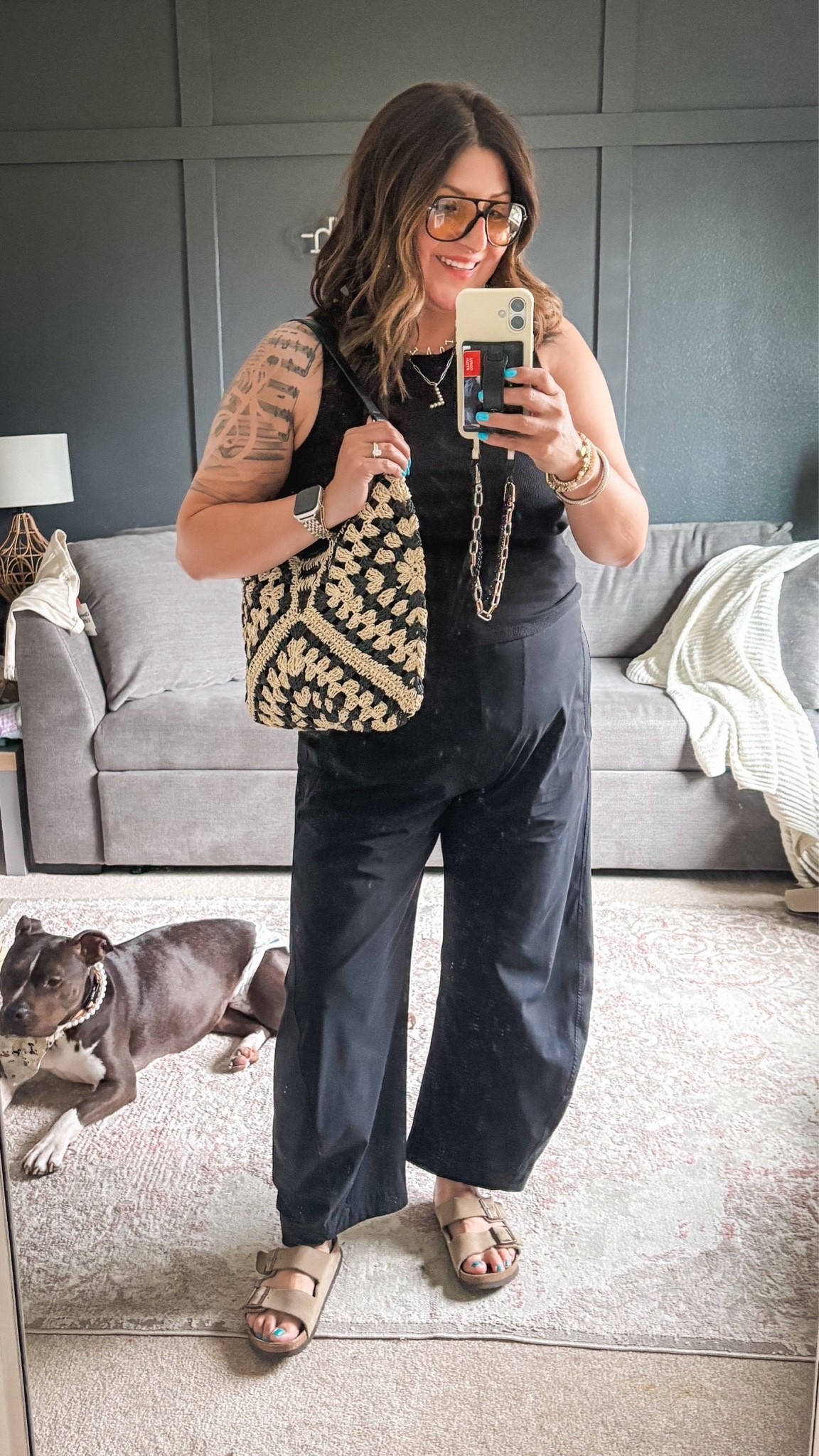 Old Navy Tank - XL
Ruti pants - 14
Birkenstock Arizonas
Commense bag
@Ruti @Commense

#LTKOver40 #LTKMidsize #LTKootd