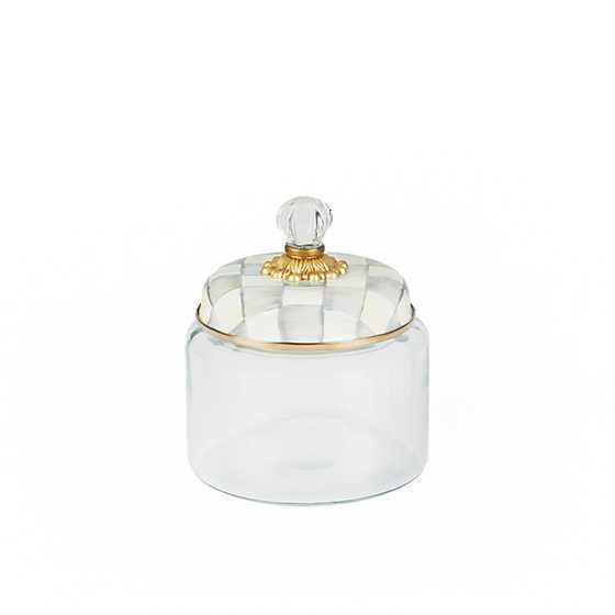 Sterling Check Kitchen Canister - Small | MacKenzie-Childs