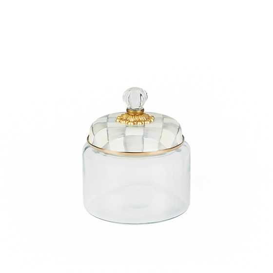 MacKenzie-Childs | Sterling Check Kitchen Canister - Small | MacKenzie-Childs