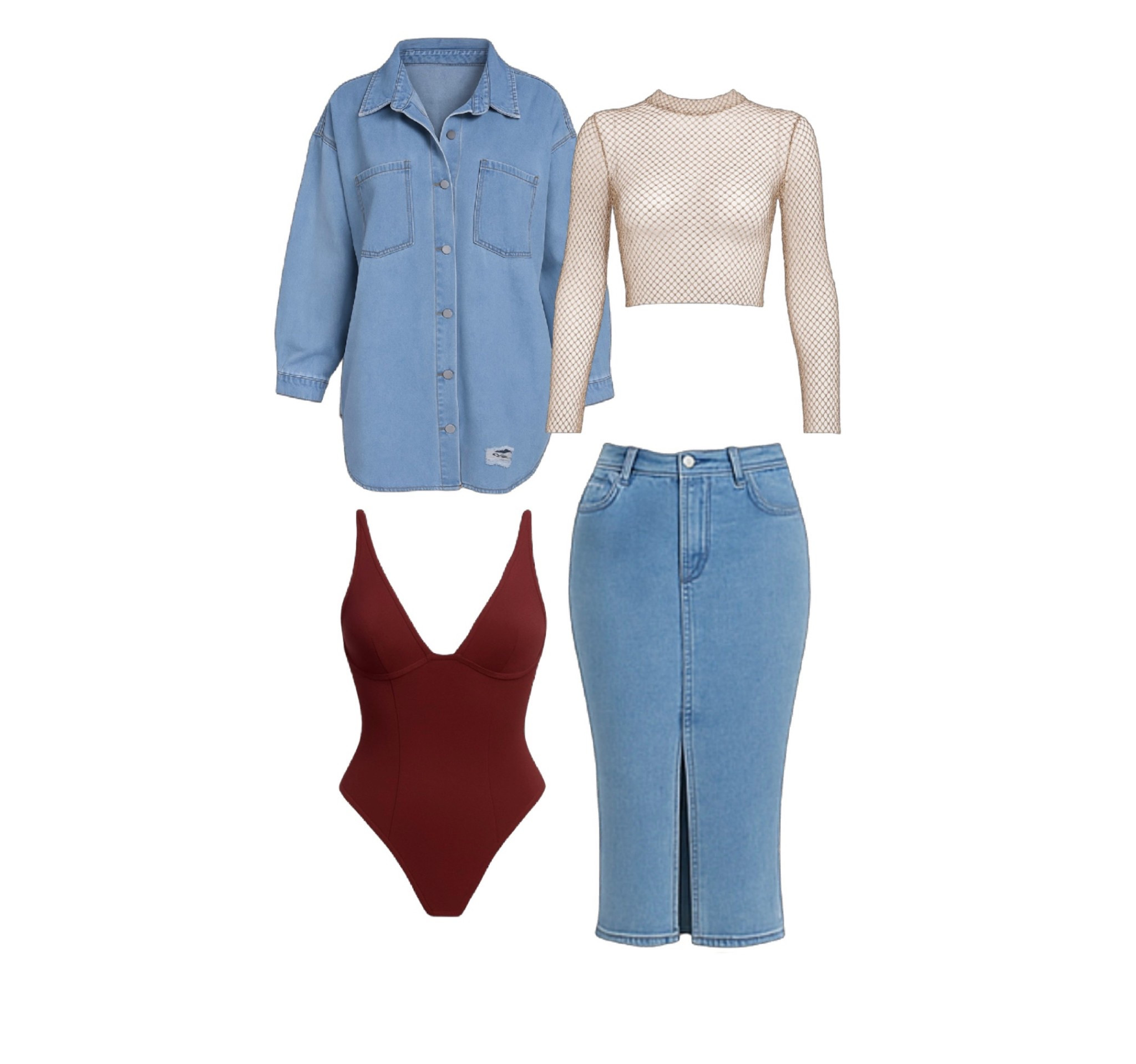 Fun Boho Chill - adding the rhinestone mesh top to make it spicy 🌶️ 

#LTKMidsize #LTKSaleAlert #LTKSummerEdit