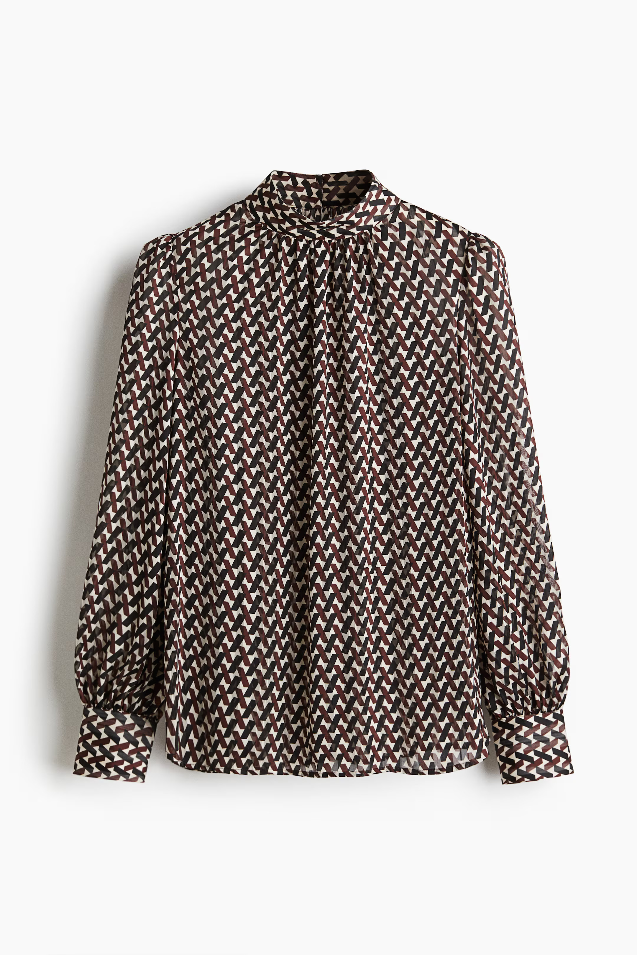 Stand-collar blouse | H&M (UK, MY, IN, SG, PH, TW, HK)