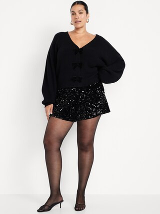 High-Waisted Sequin Shorts -- 3-inch inseam | Old Navy (US)
