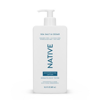 Native Body Lotion Pump - Sea Salt & Cedar - 16.5 fl oz | Target