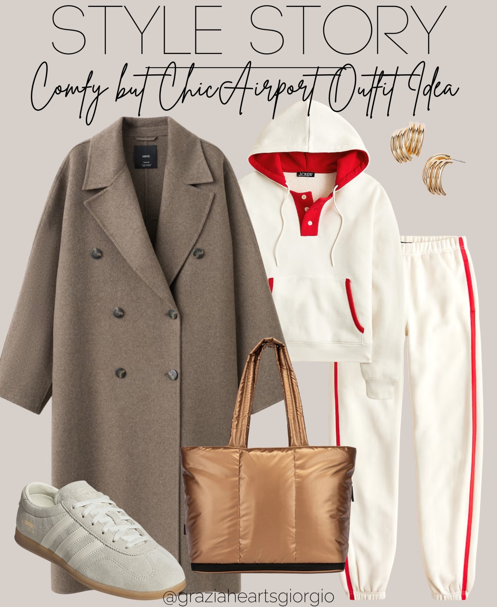 Comfy but Cute Airport Outfit Idea
.
#airportoutfit

#LTKTravel