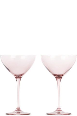 Pink Martini Glass Set | SSENSE
