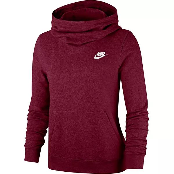 Women's Nike Sportswear Fleece Funnel-Neck Hoodie | Kohl's