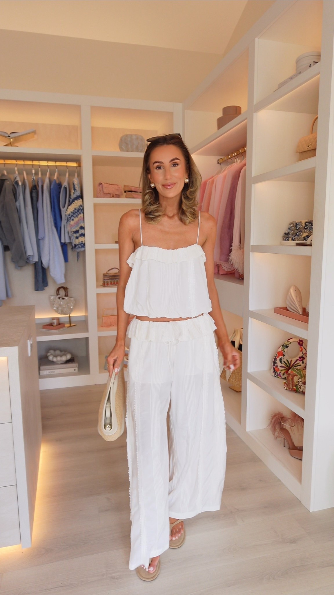 Top: size XS 
Trousers: size XS 

#LTKspring #LTKuk #LTKsummer