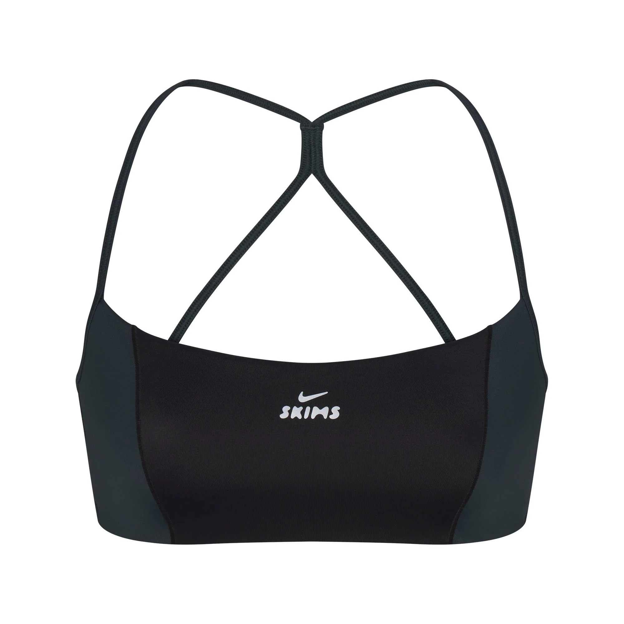 NikeSKIMS SHINE MICRO SCOOP BRA | OBSIDIAN AND DARK TEAL | SKIMS (US)