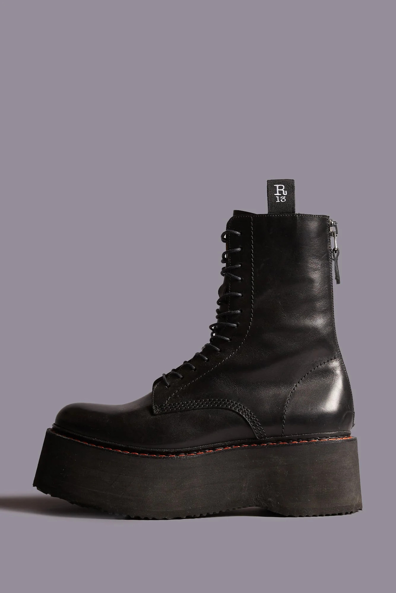 Double Stack Boot - Black - R13 Combat Boots | R13