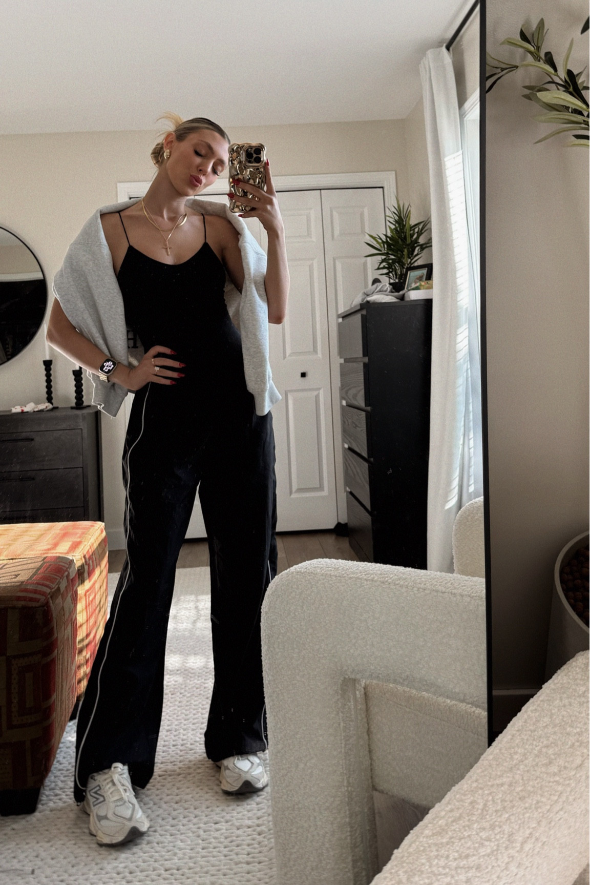 Casual, Sporty, Chic 🖤 | Amazon black bodysuit & track pants size: S & sweatshirt size: L

#LTKFindsUnder50 #LTKFallSale #LTKActive