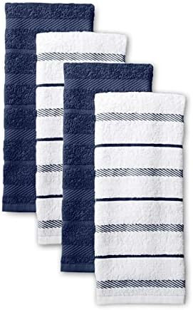 KitchenAid Albany Kitchen Towel Set, Set of 4, Blue Willow | Amazon (US)