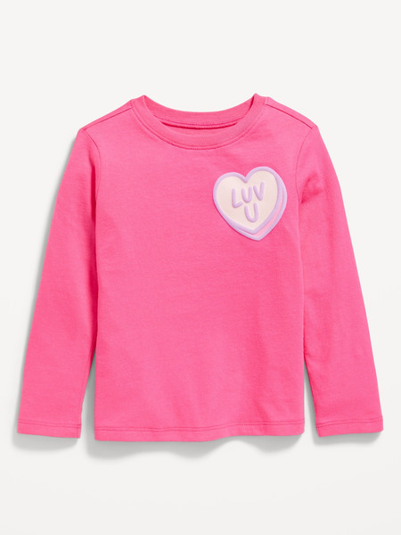 Long-Sleeve Graphic T-Shirt for Toddler Girls | Old Navy | Old Navy (US)