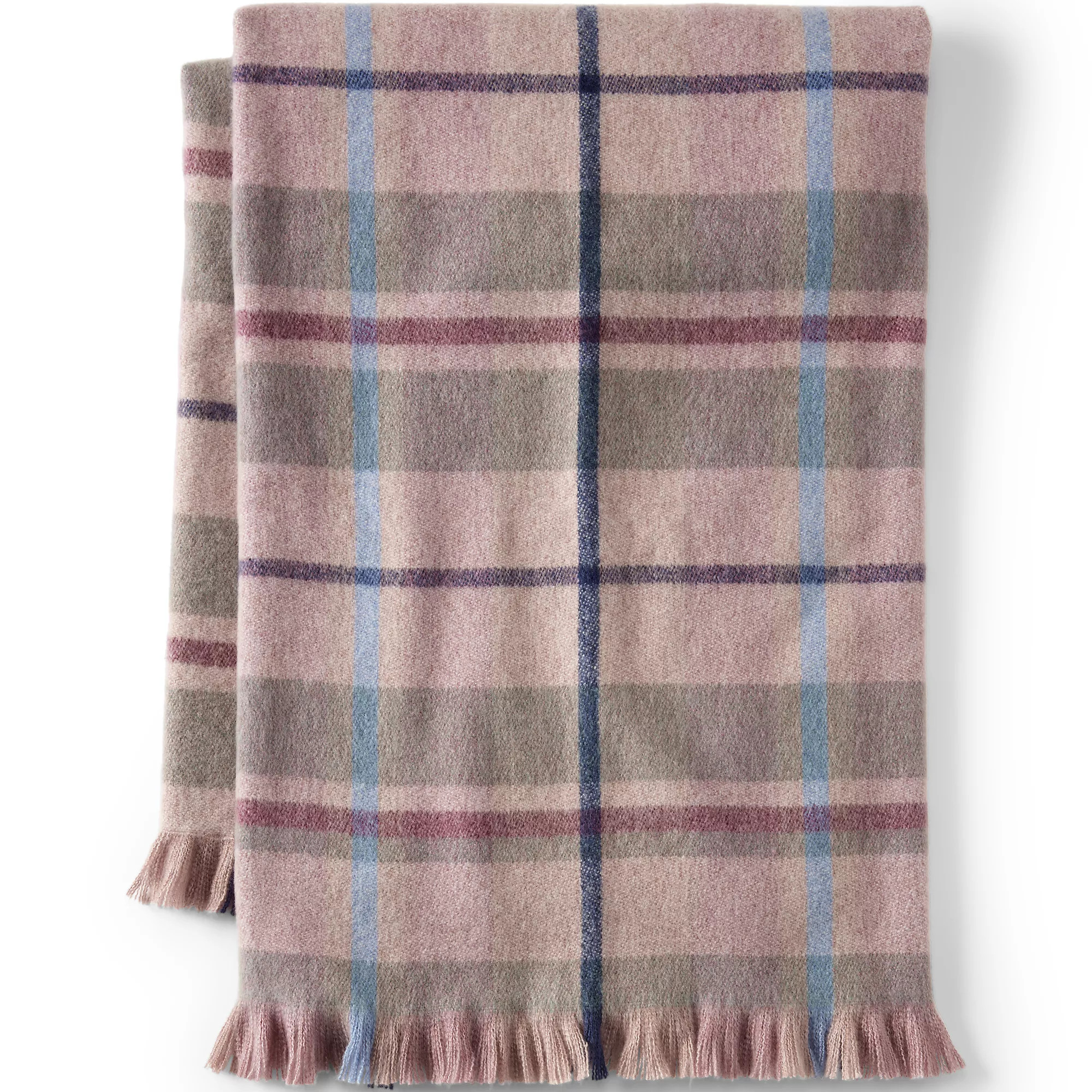 Luxe Cashtouch Throw Blanket | Lands' End (US)