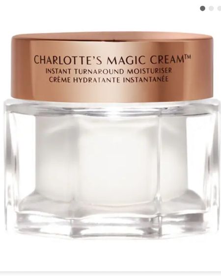 Charolette tilbury moisturizer, magic cream 

#LTKfindsunder50 #LTKGiftGuide #LTKbeauty
