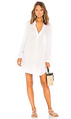 Indah Current Long Sleeve Tunic in White from Revolve.com | Revolve Clothing (Global)