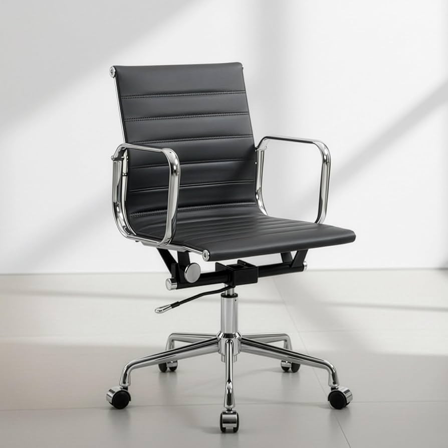 Okeysen Genuine Leather Office Desk Chair, Modern Real Leather Conference Room Chairs, Executive ... | Amazon (US)