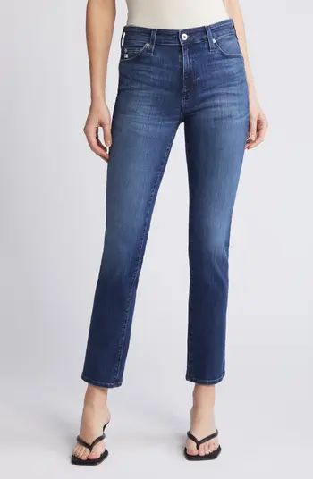 Mari High Waist Stretch Slim Straight Leg Jeans | Nordstrom