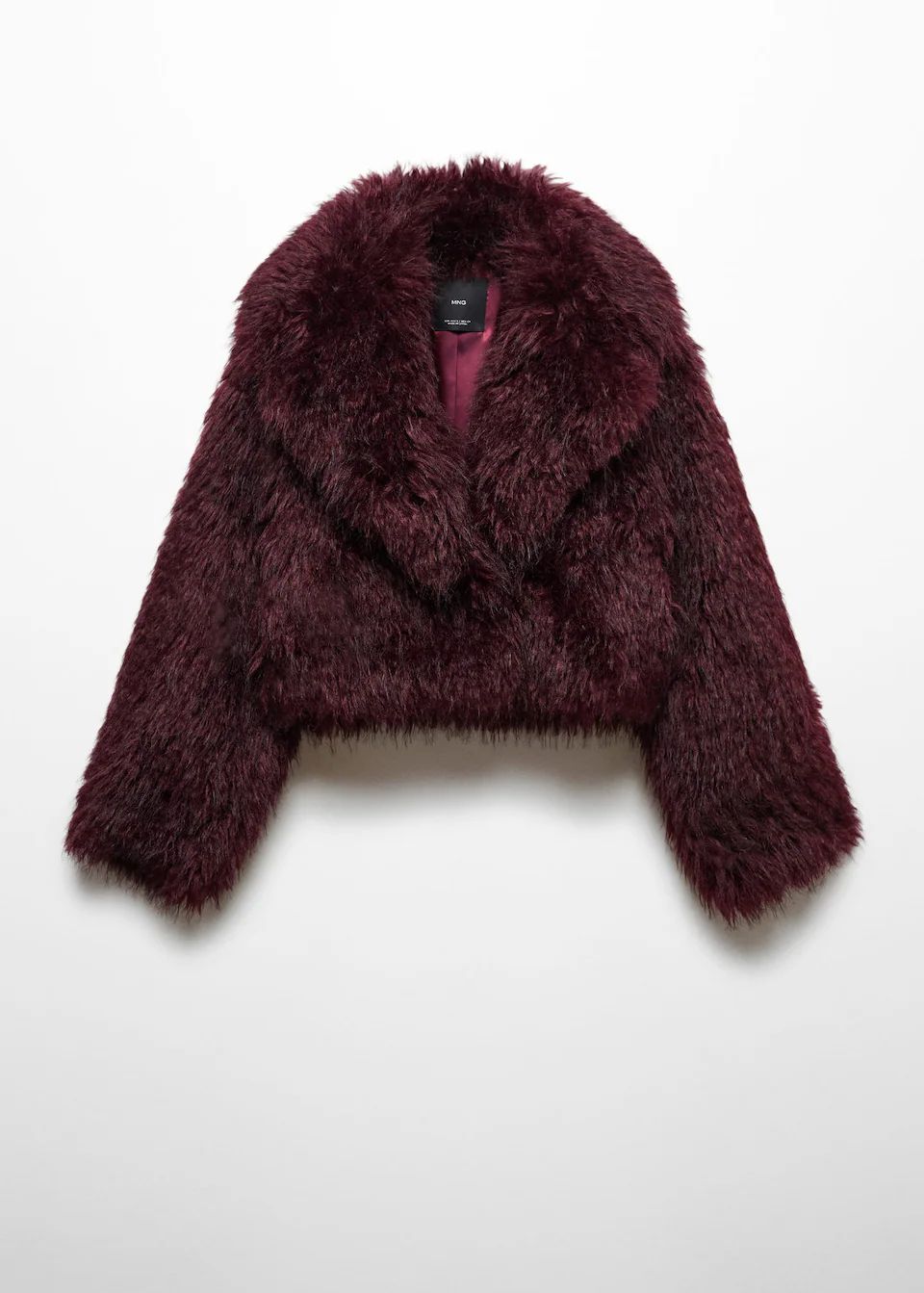Short fur-effect jacket -  Women | Mango United Kingdom | MANGO (UK)