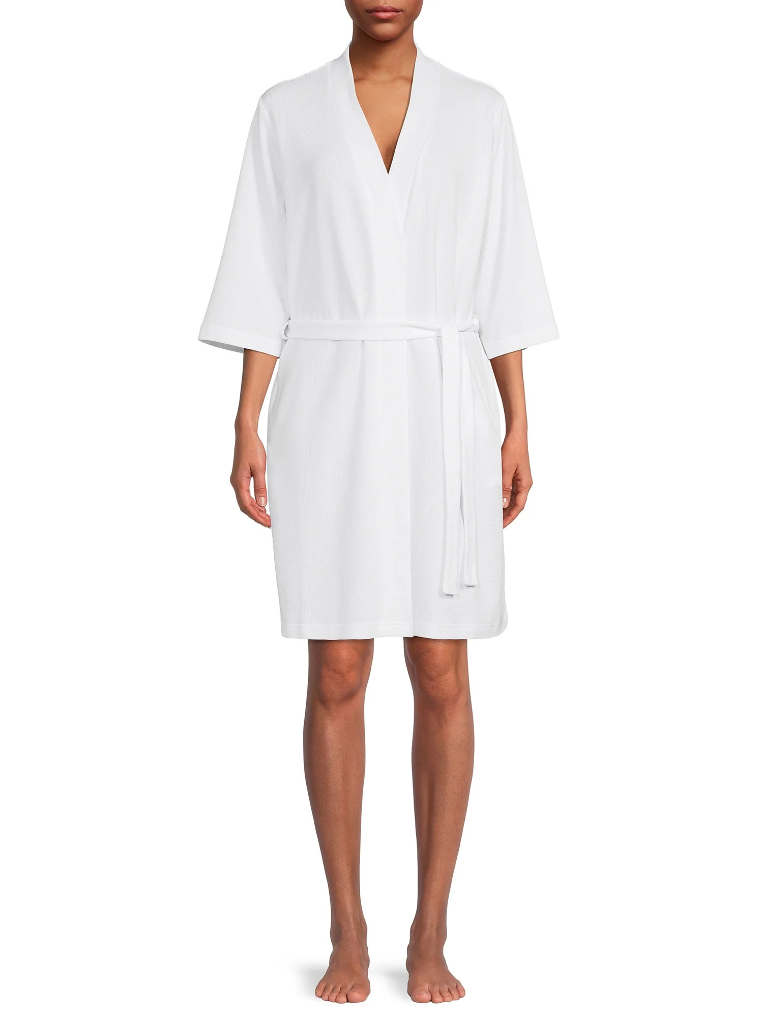 Lissome Women's and Women's Plus Size Waffle Wrap Robe - Walmart.com | Walmart (US)