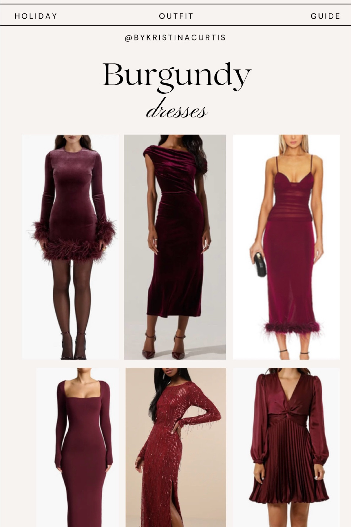 Burgundy dresses I’m loving this season!

#holidayoutfit#outfitidea#dresses#winterdresses#nordstrom#revolve#lulus

#LTKHoliday #LTKStyleTip #LTKSaleAlert